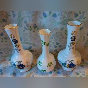 💚☘️Exclusive British Isles Trio of Retro Bud Vases